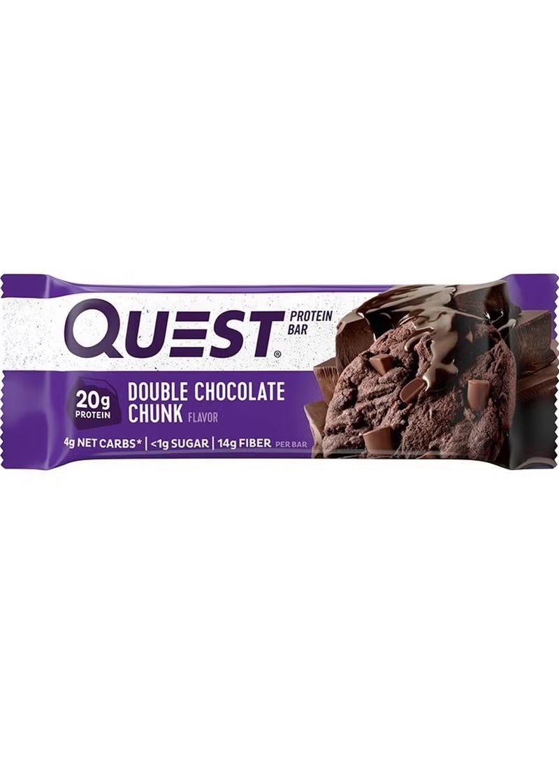 Quest Protein Bar Double Chocolate Chunk 60g x 12 - Image 5